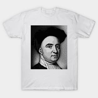 George Berkeley Black And White Portrait | George Berkeley Artwork 2 T-Shirt